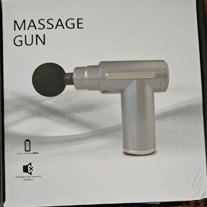 Massage Gun with Four Interchangeable Heads -  Black & Gold